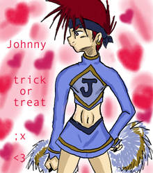 Johnny, the cheerleader. XD ha