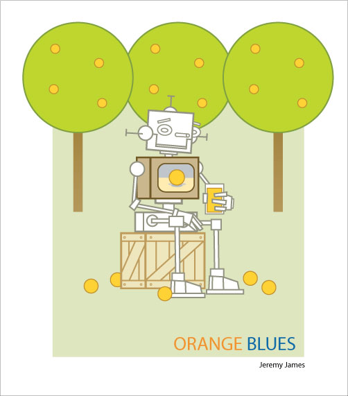 Orange Blues: 'SITTING ROBOT'