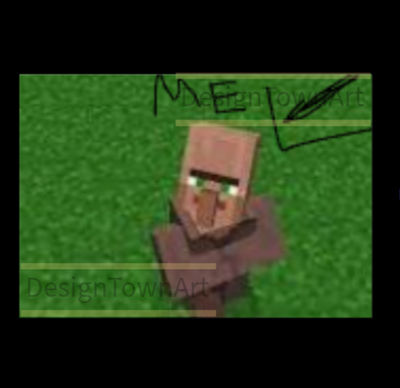 Minecraft Npc Meme Minecraft Villager (Meme) by DesignTownArt on DeviantArt