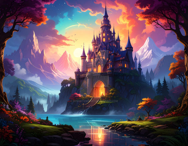 Fantasy Castle by DesignTownArt on DeviantArt
