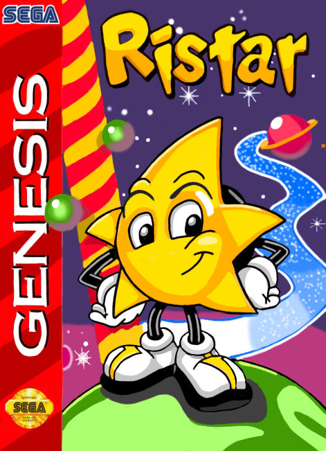 Ristar Box Art Remake by Kingb0b213 on DeviantArt