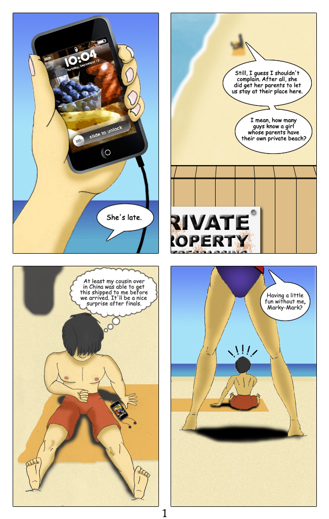 Beach Blanket Blueberry- Pg 1