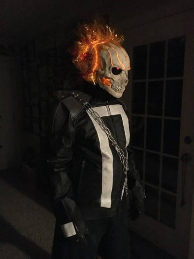 Ghost Rider Jacket Cosplay Ghost Rider Agents of Shield by Venomous-Cosplay on DeviantArt