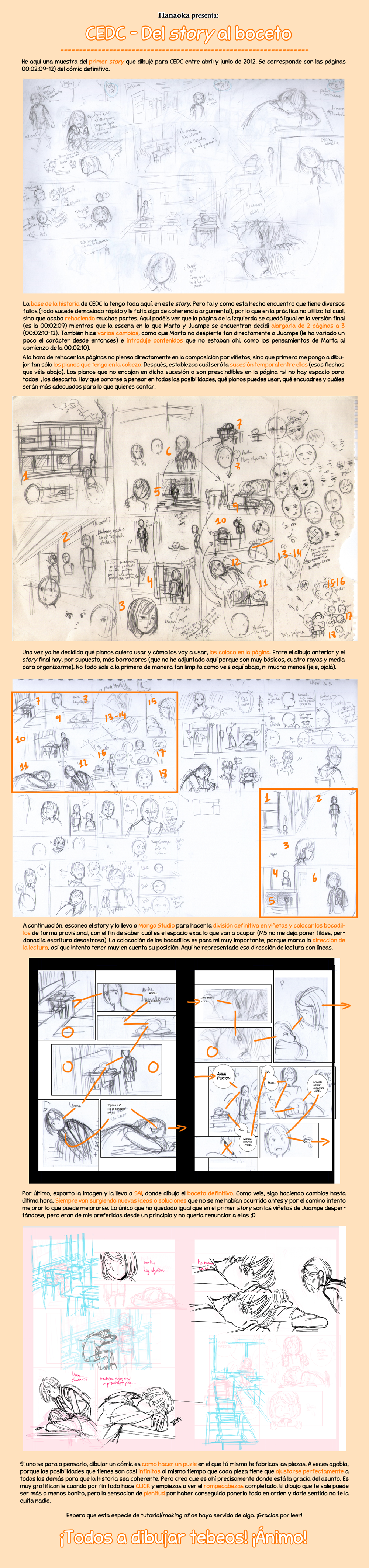 [Tutorial/Making of] [CEDC] Del story al boceto.