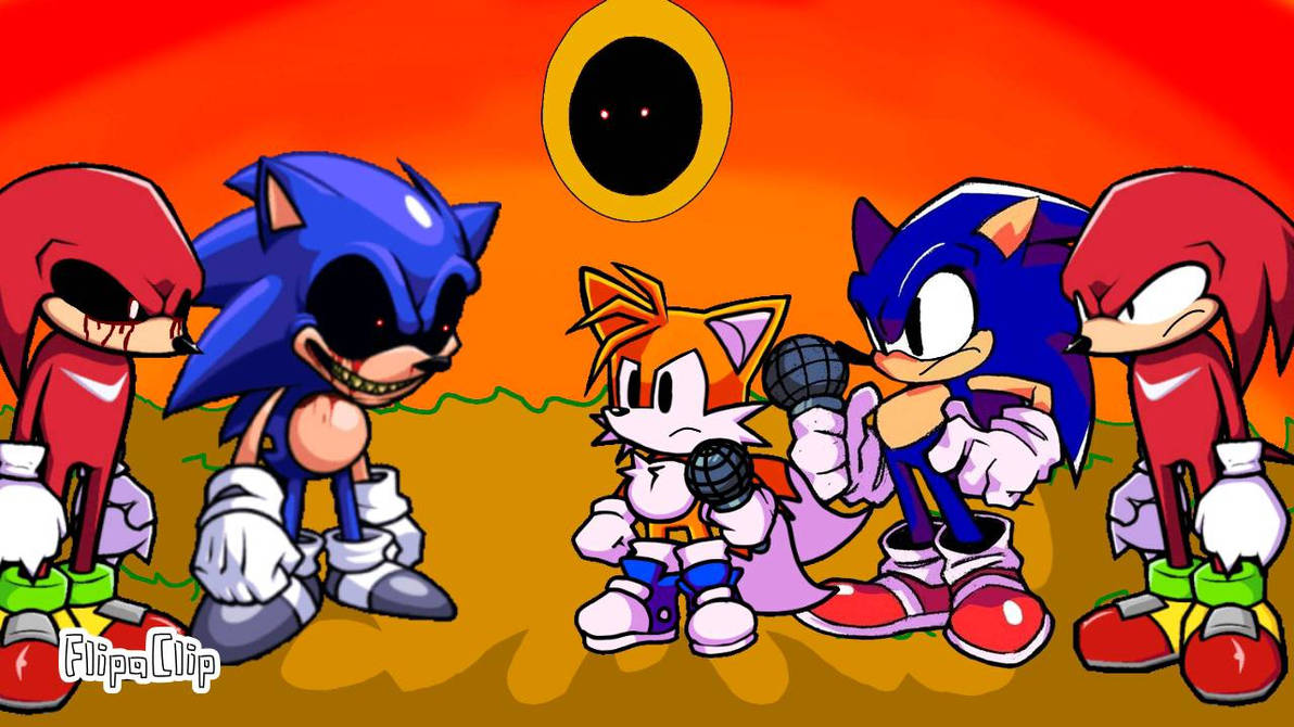 Sonic tails y knuckles vs sonic exe y knuckles. Ex by sonic7384 on ...
