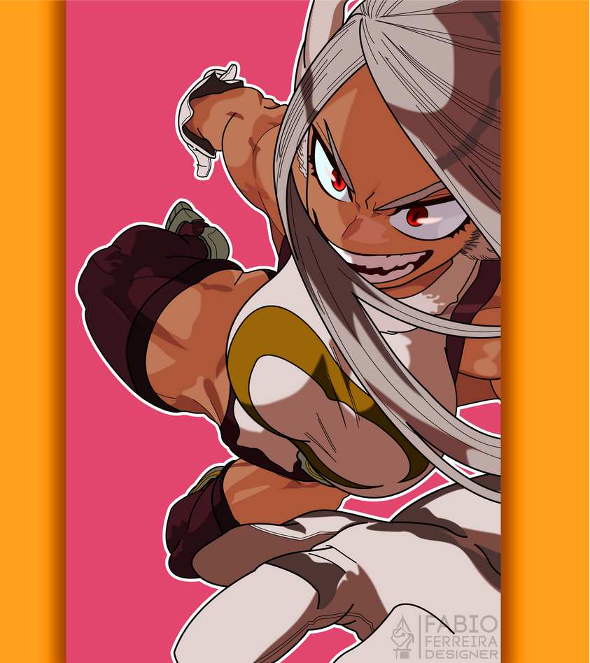 Miruko Character Design COLOR MIRUKO V1 by FabioDesigner1999 on DeviantArt