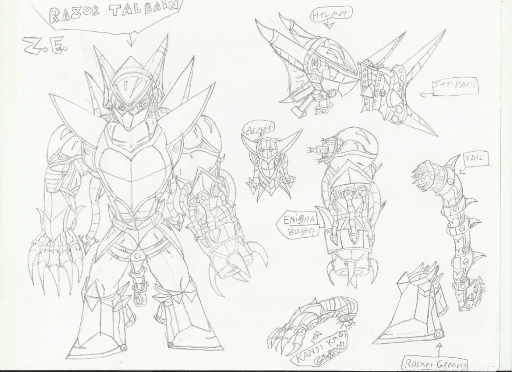 Razor's Refrence sheet by zerkerexile on DeviantArt