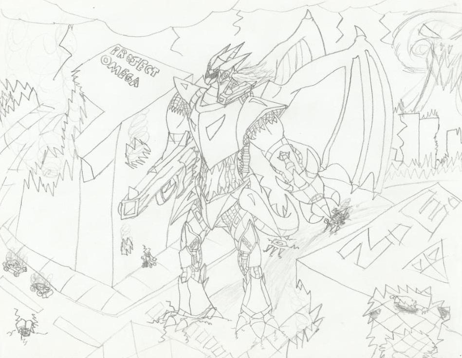 Omega Machine Drawings Omega Machine by zerkerexile on DeviantArt