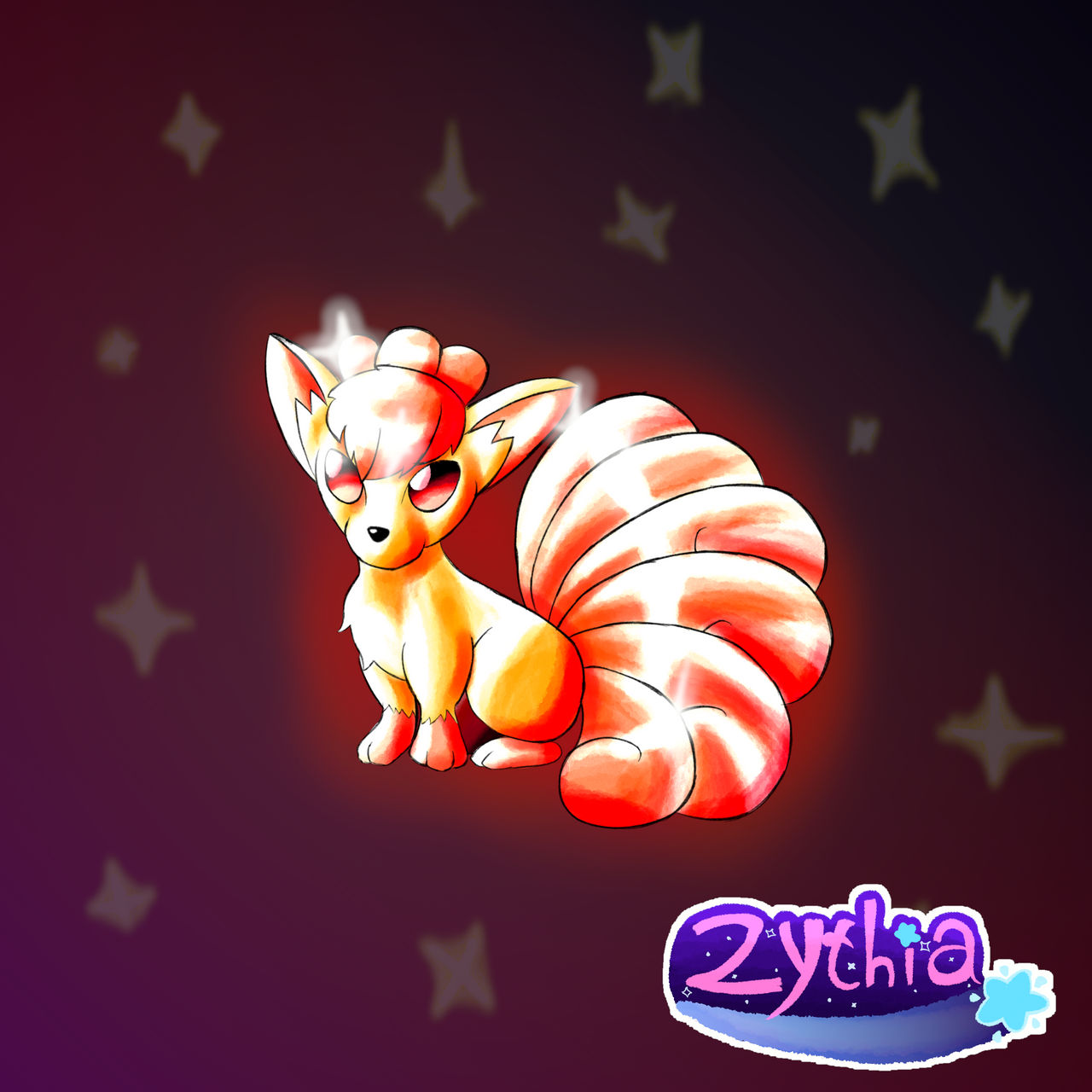 90s Style Vulpix by Zythia-art on DeviantArt