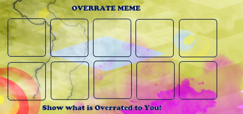 Overrate Meme Blank