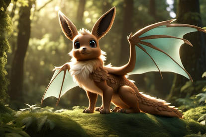 Eevee as dragon 