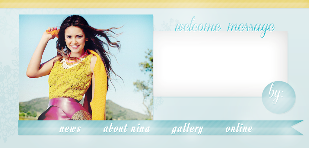 Nina Dobrev FREE header