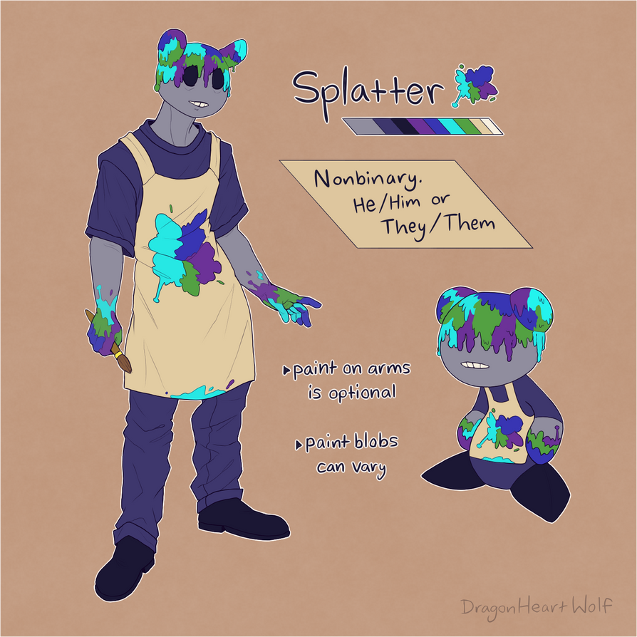 Splatter Reference 2020 by DragonHeartWolf on DeviantArt
