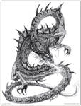 .Stippled Dragon. by drakhenliche
