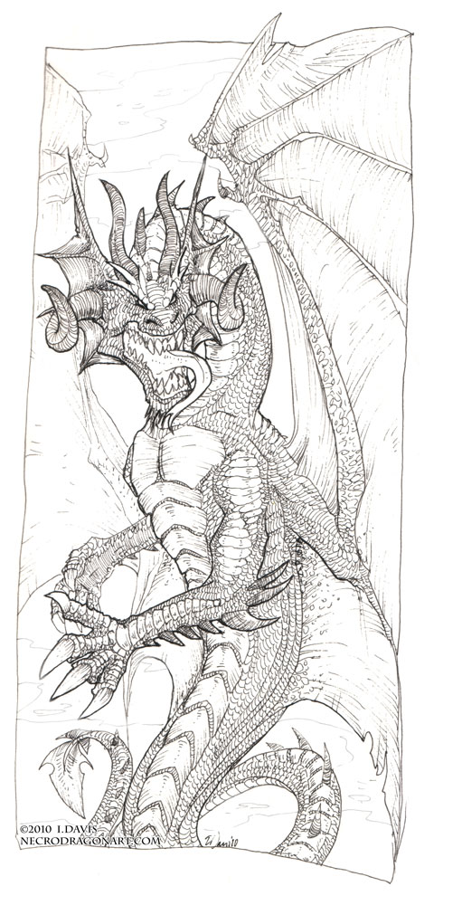 Dragon Lineart