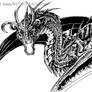 Elder Dragon. bw