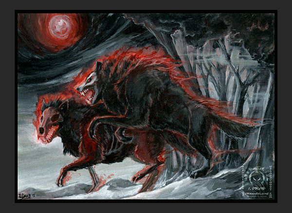 Winter Wolves by drakhenliche