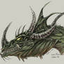 Green Dragon Head