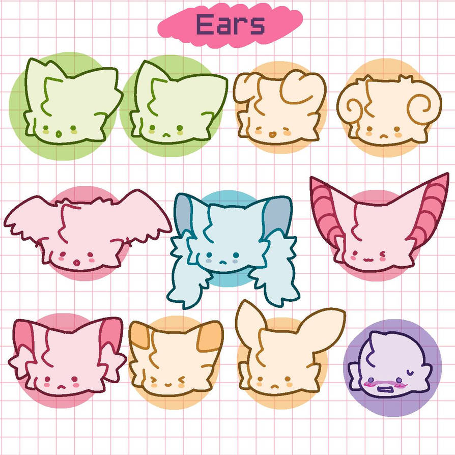 Small Ears Character Ear Traits by whimichii on DeviantArt