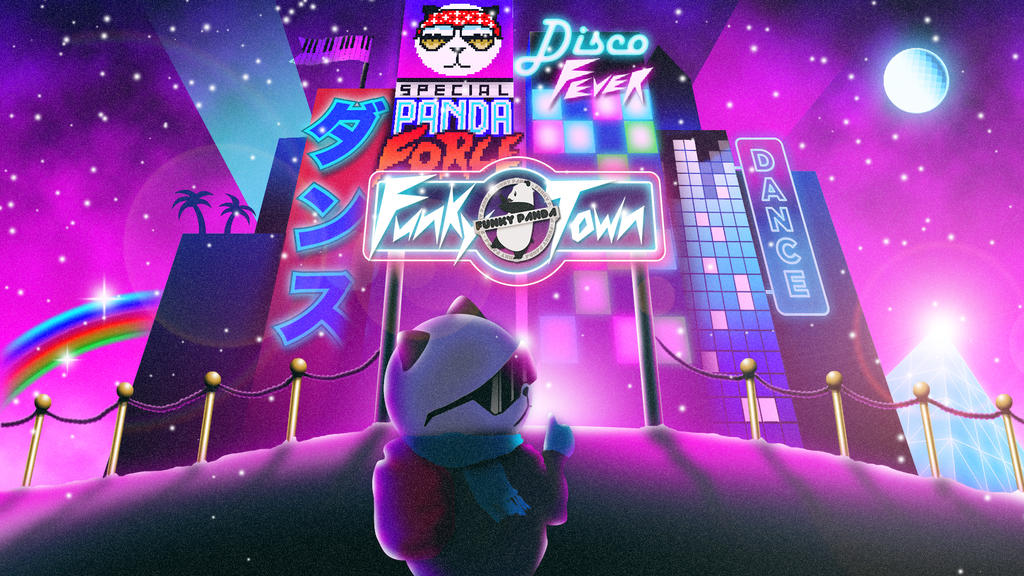 Funky Pandas wallpaper # 3