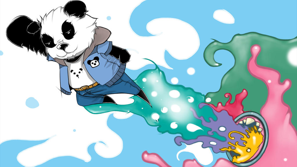 Funky Panda - Wallpaper #1