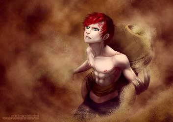 Shirtless Ninja : Gaara of the Sand