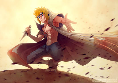 Shirtless Ninja: Minato Namikaze