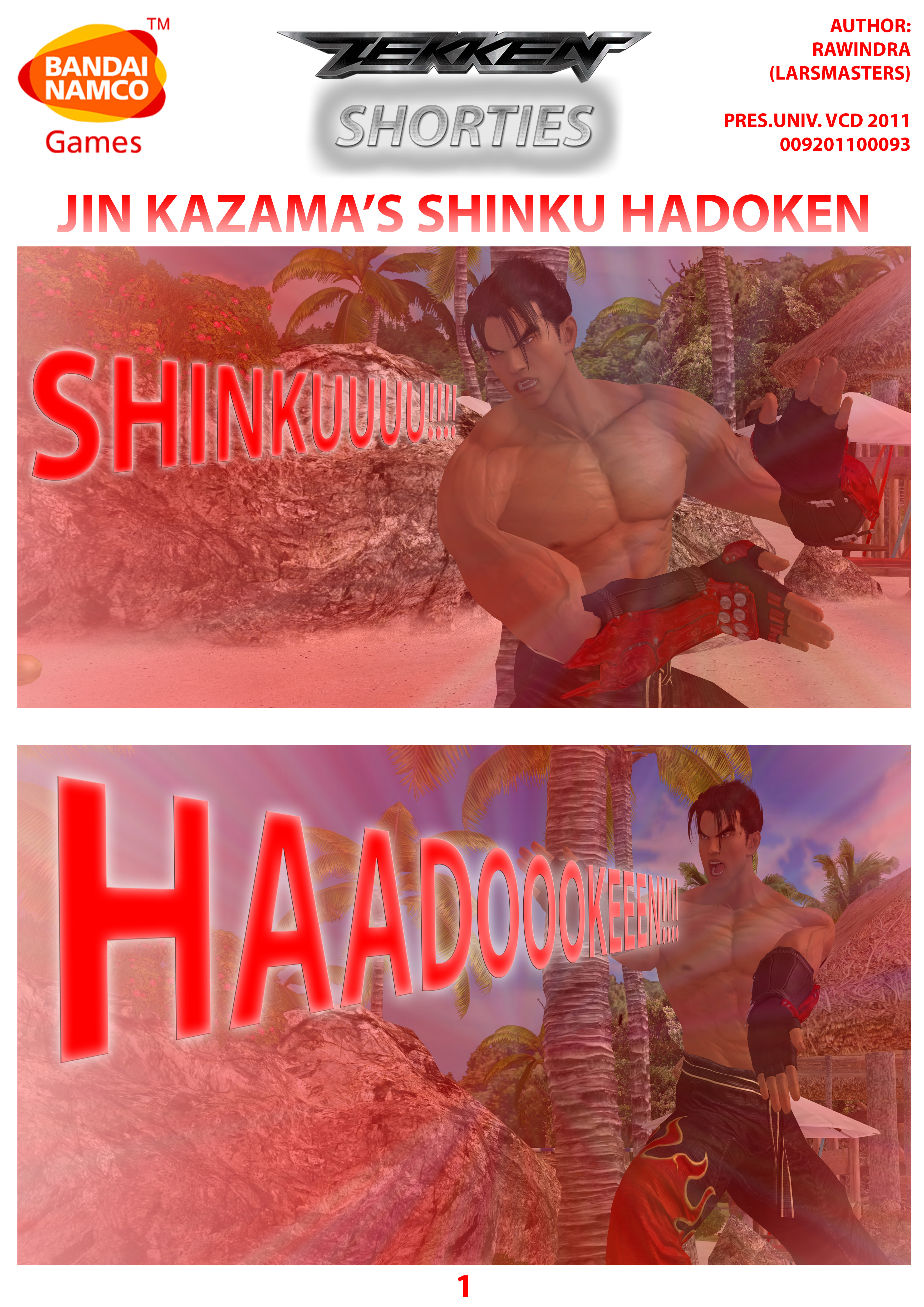 Jin Kazama's Shinku Hadoken page 1