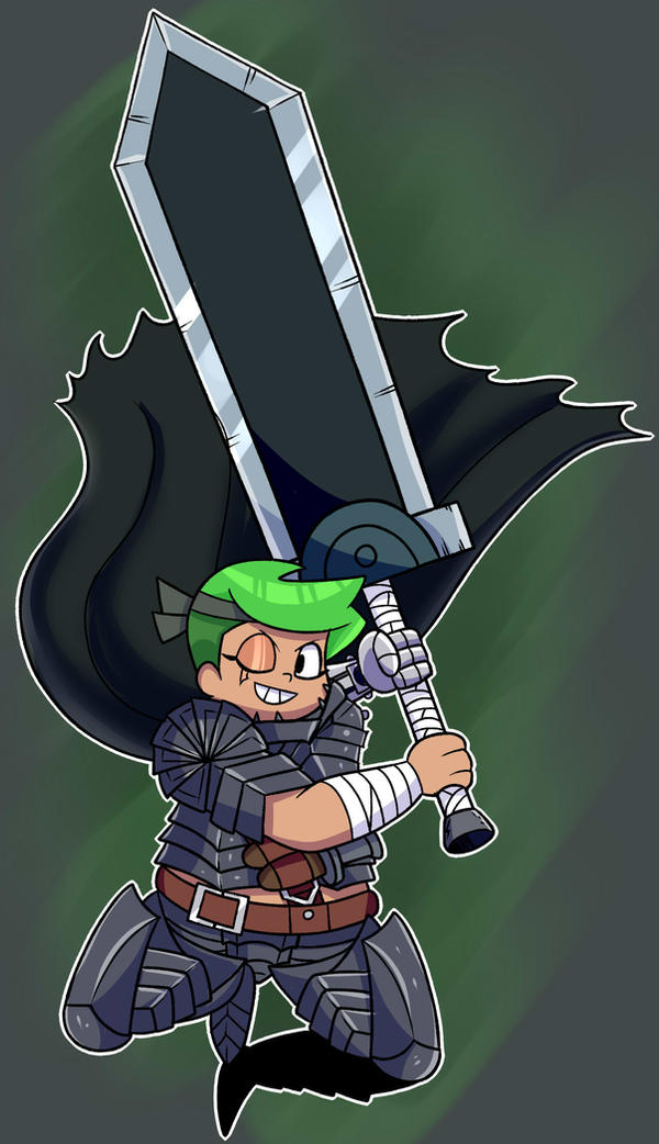 Guts' Rage Green Green Guts by roco340 on DeviantArt