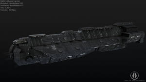 3D Model: UNSC - Athens Carrier - New Model