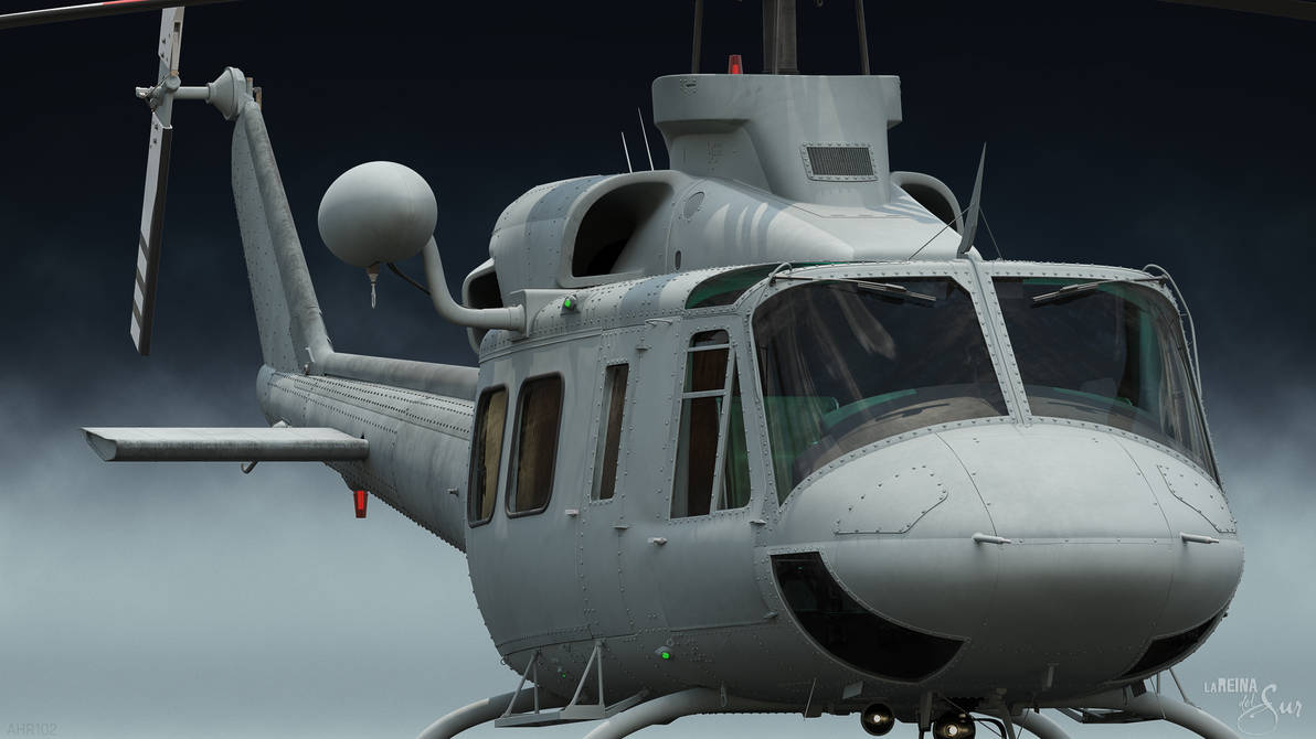 3D Model: Bell 412 -Font by Annihilater102 on DeviantArt