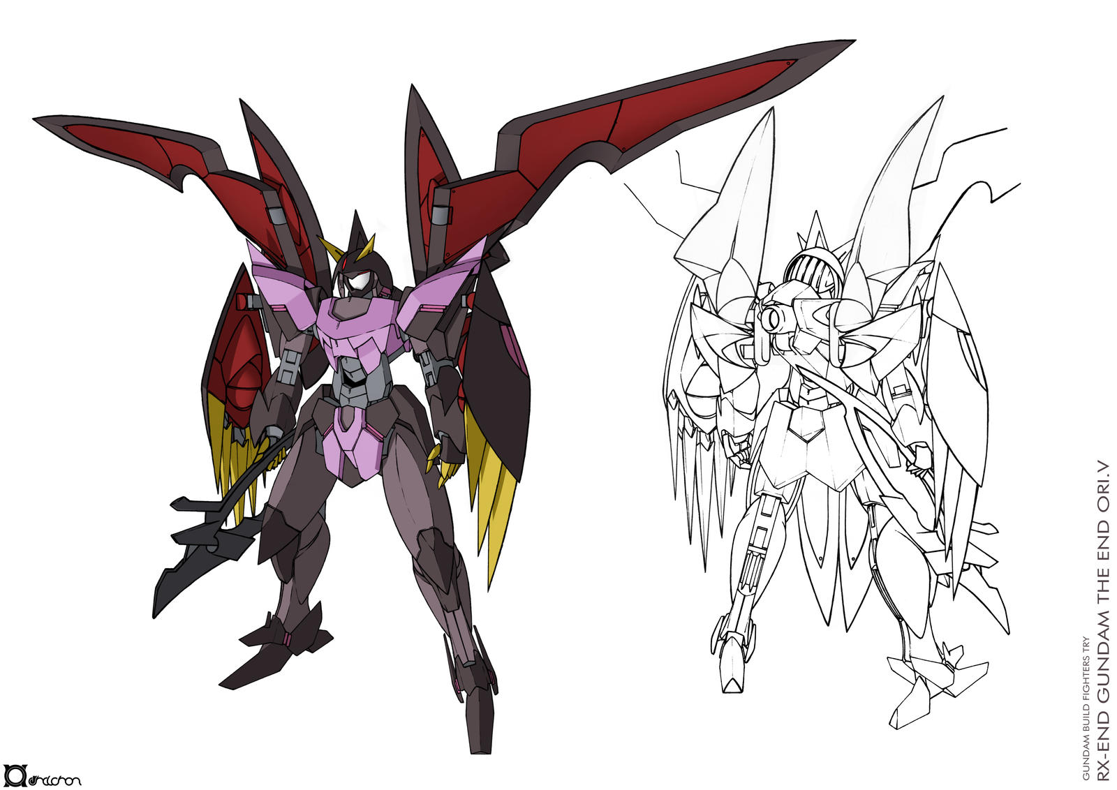 Rx End Gundam The End Ori V Uncovered By Orihalchon On Deviantart