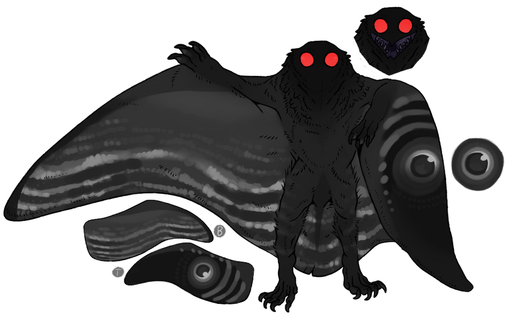 mothman!!!!!!! by glitter-tendon on DeviantArt