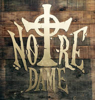 Notre Dame Bar panel with logo