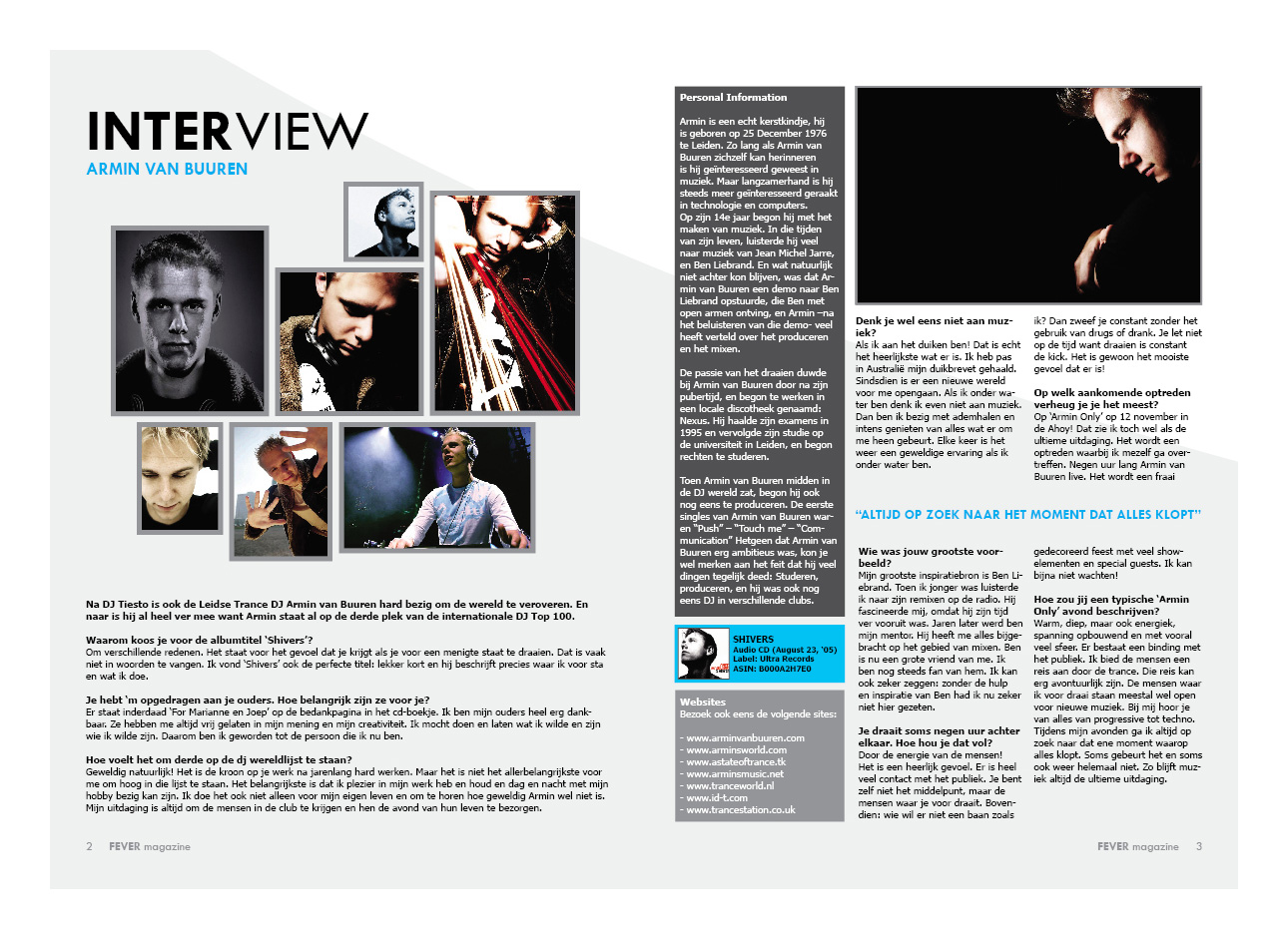 Magazine - Interview Pages by BeZaX on DeviantArt