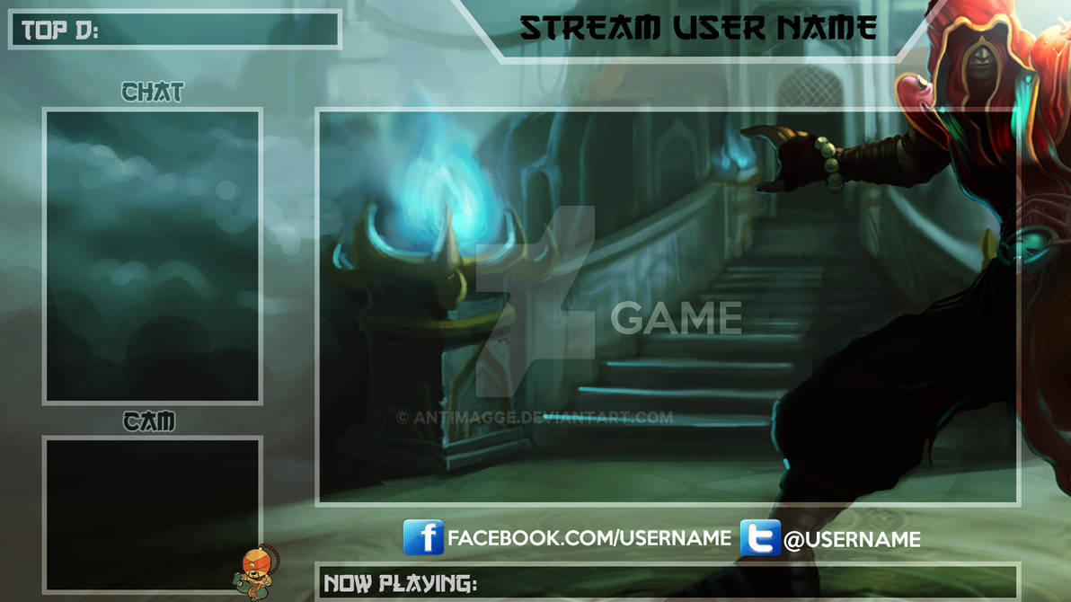 Queue Stream overlay. Custom by antimagge on DeviantArt