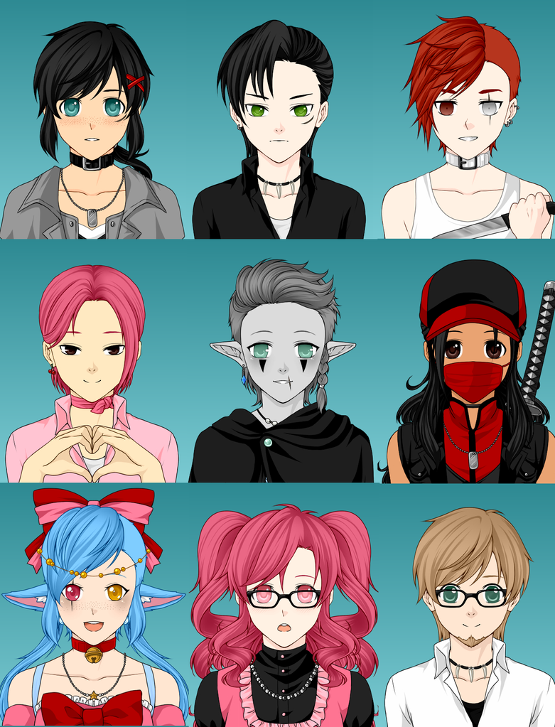 An amazingly complex avatar maker from Rin, where you can create literally ...