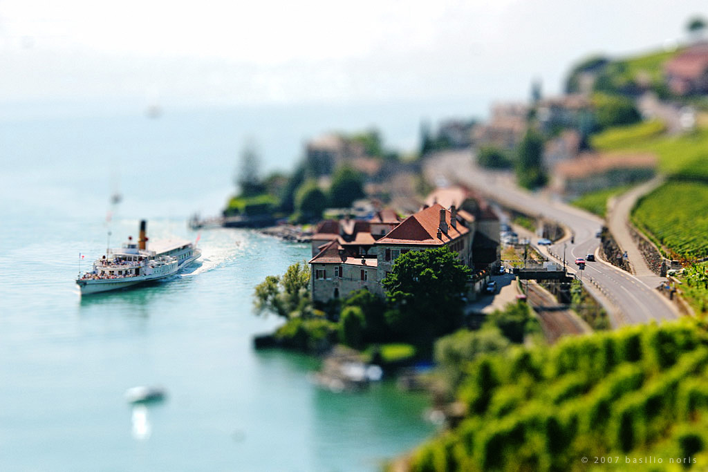 Tilt Shift I - St Saphorin by b4silio