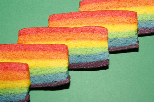 Rainbow Biscuits