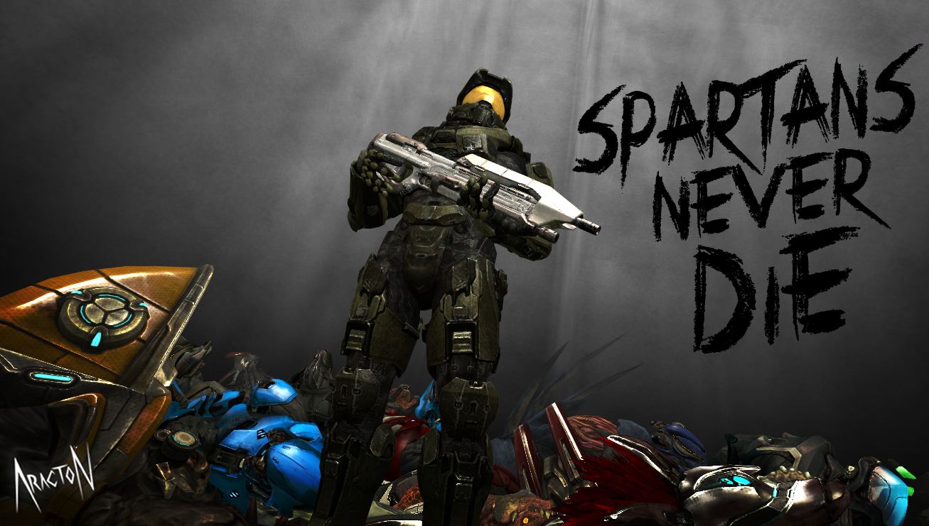 Halo - Reach may fall but Spartans never die. Learn a