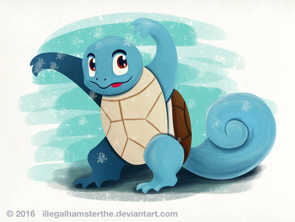Squirtle by IllegalHamsterThe