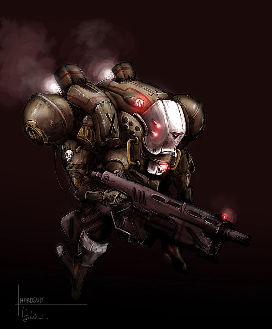 Hardsuits Deviantart Assault Hardsuit by UzukiNoKaze on DeviantArt