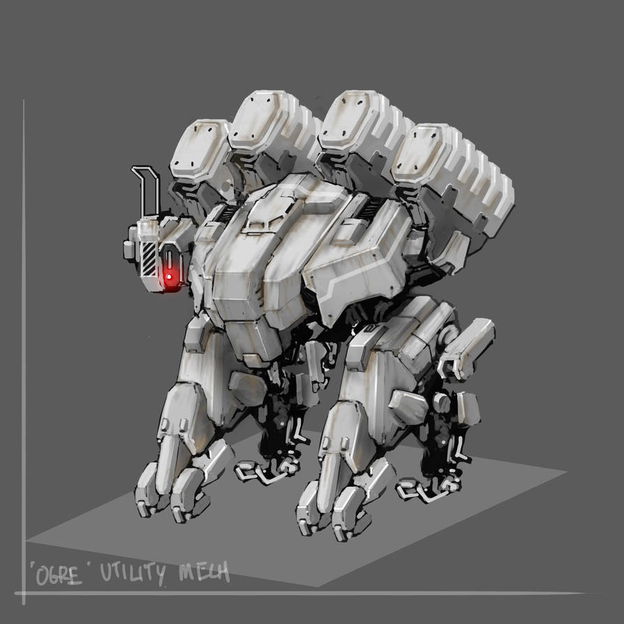 Ogre - Utility Mech by UzukiNoKaze on DeviantArt