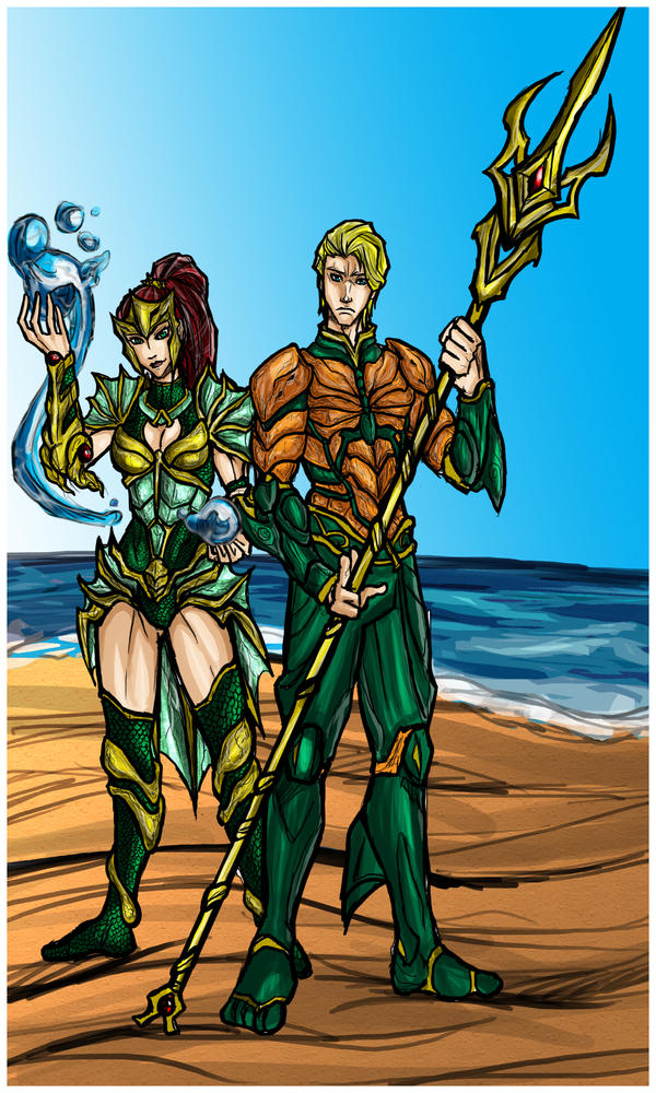 Aquaman and Mera: King and Queen of Atlantis