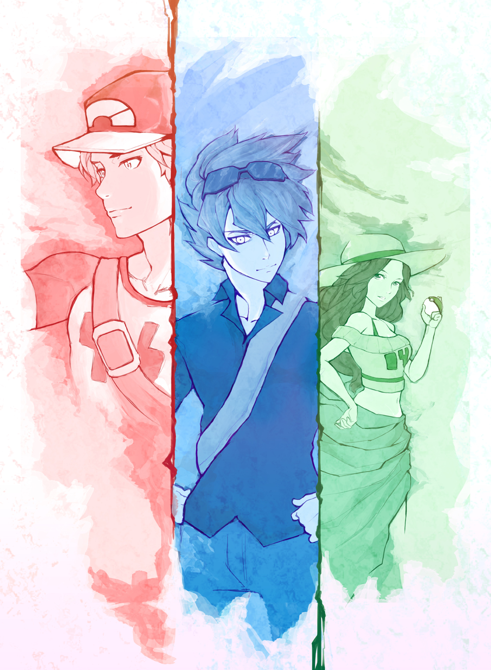 PERFIL RED AND BLUE/POKEMON by Daku97 on DeviantArt