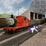 James and Rarity annoyed by the Troublesome Trucks