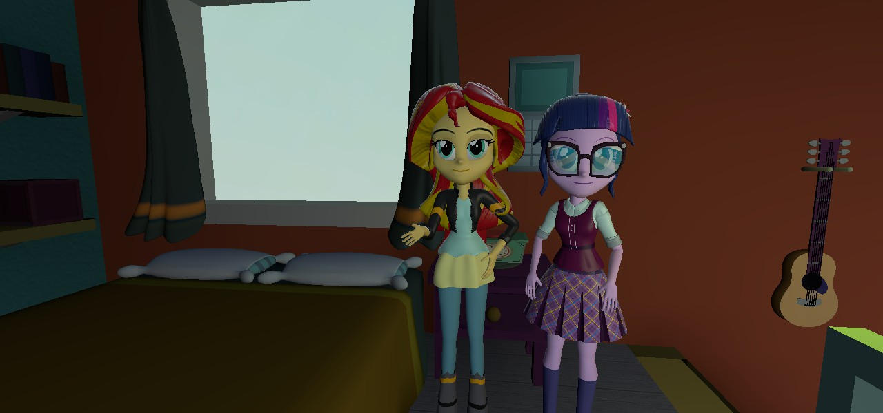 Sunset Shimmer and Sci Twi ShowcaseGMODScreenshot by Rizo2612Studios on ...