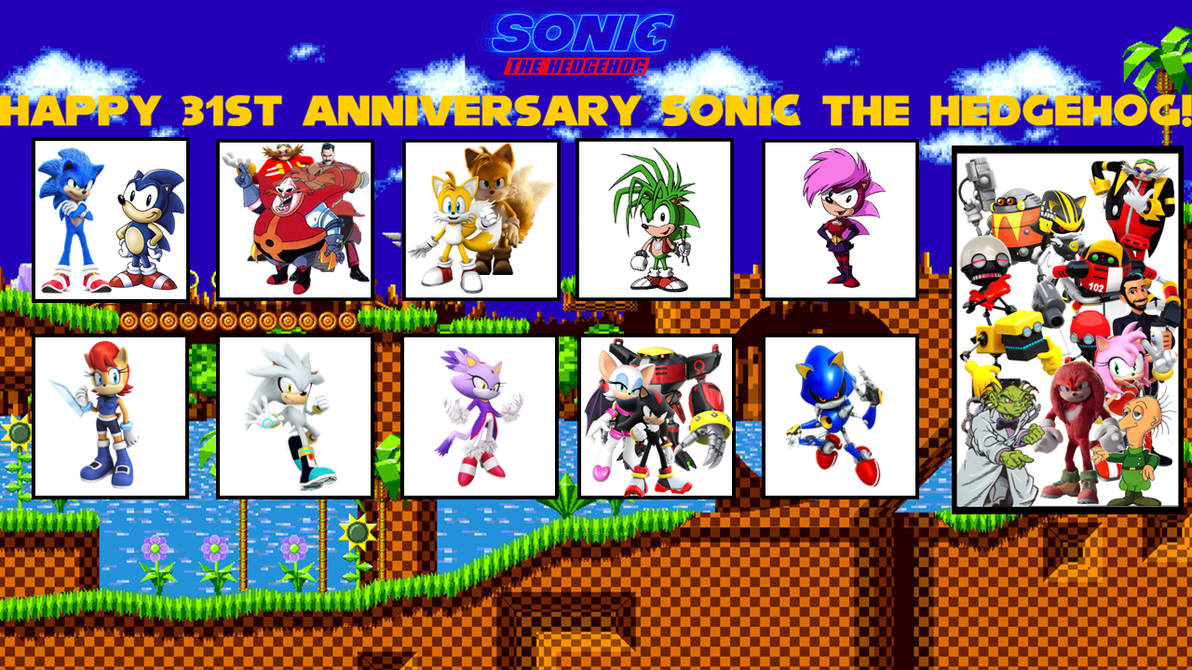 Happy 31st Anniversary Sonic the Hedgehog!