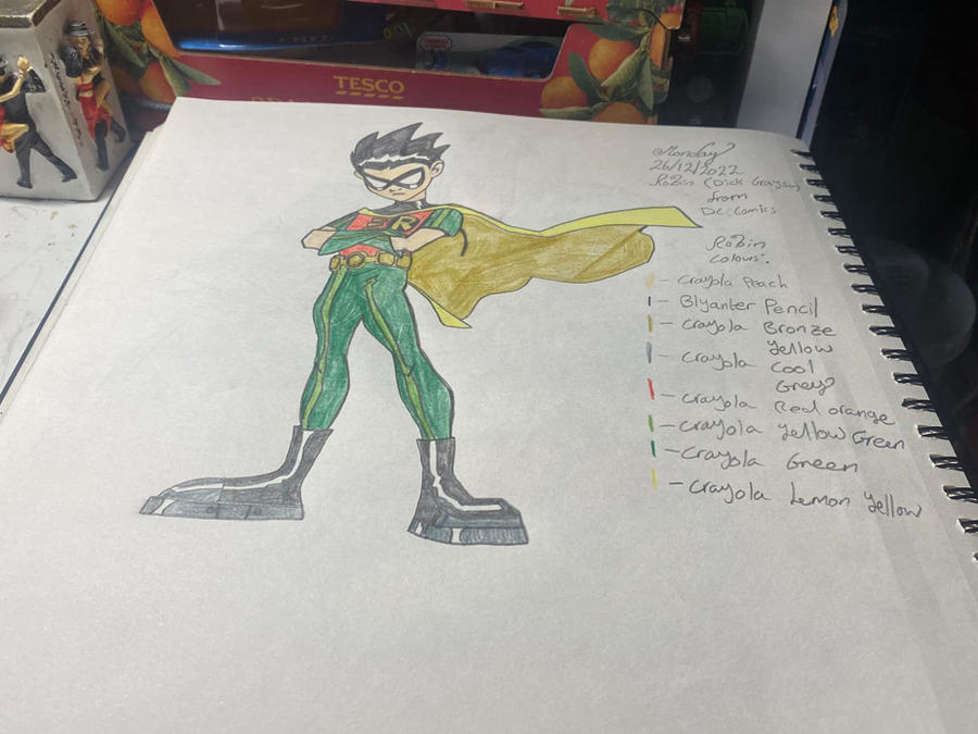 Rizo2612 Studios' Robin Drawing 4 by Rizo2612Studios on DeviantArt