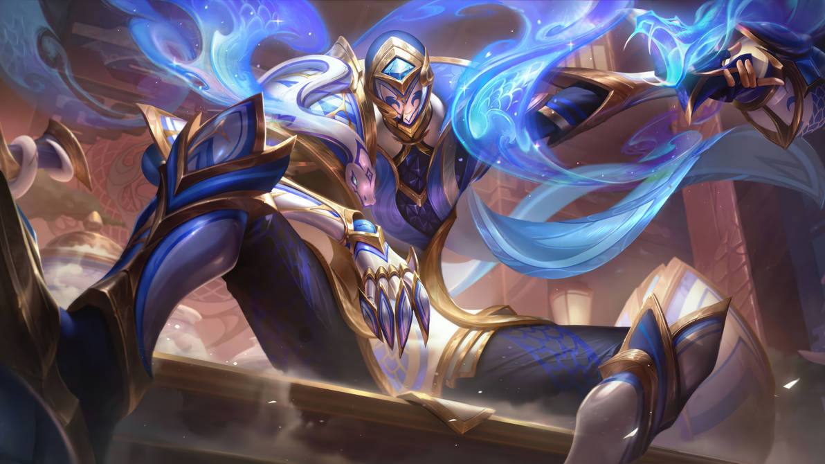 Jhin W Jhin League of Legends Porcelain Splash Art 8K by k1ng011011 on DeviantArt